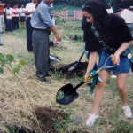 Tree planting charity event.