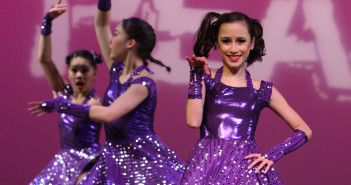 Zenia Marshall at a dance competition.