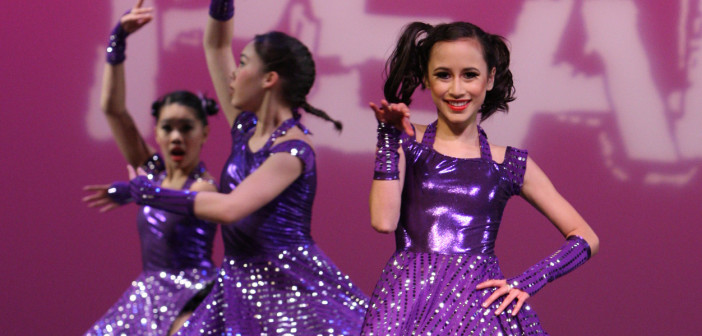 Zenia Marshall at a dance competition.