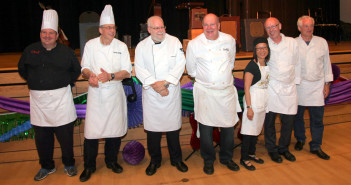 AUTISM SUPPORT NETWORK CAPTION Chef Peter Bucher, with his fabulous team and apprentices cooked up a storm of delicious bites