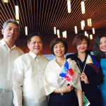 One La Salle Vancouver Board of Directors: (Left to Right) Chitoy Del Castillo, Bong and Hannah Domdom, Gina Garcia and Cel Sangalang