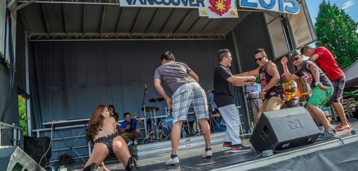 Solenn's performance during the 2015 Pinoy Fiesta Vancouver. Screenshot taken from Facebook.